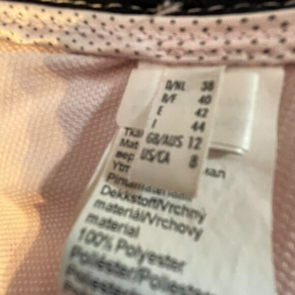 APANAGE PASTEL PINK jacket, SIZE XS, full zip-up. with black trims. - Picture 12 of 15